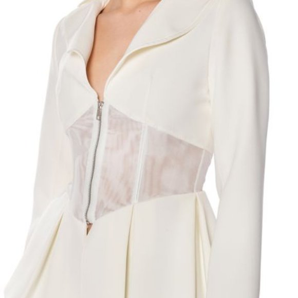 Mila Corseted Peplum Blazer - Picture 2 of 3